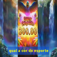 qual a cor do esporte